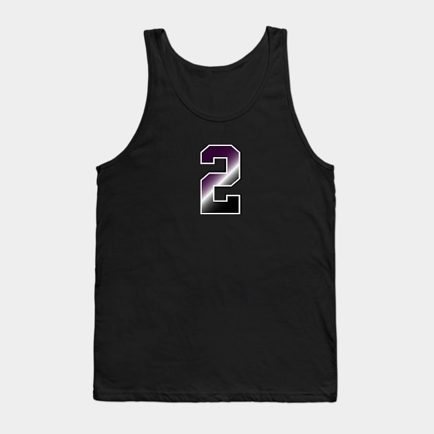 number 2 Tank Top by Eric Okore